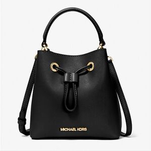 Suri Small Saffiano Leather Crossbody Bag